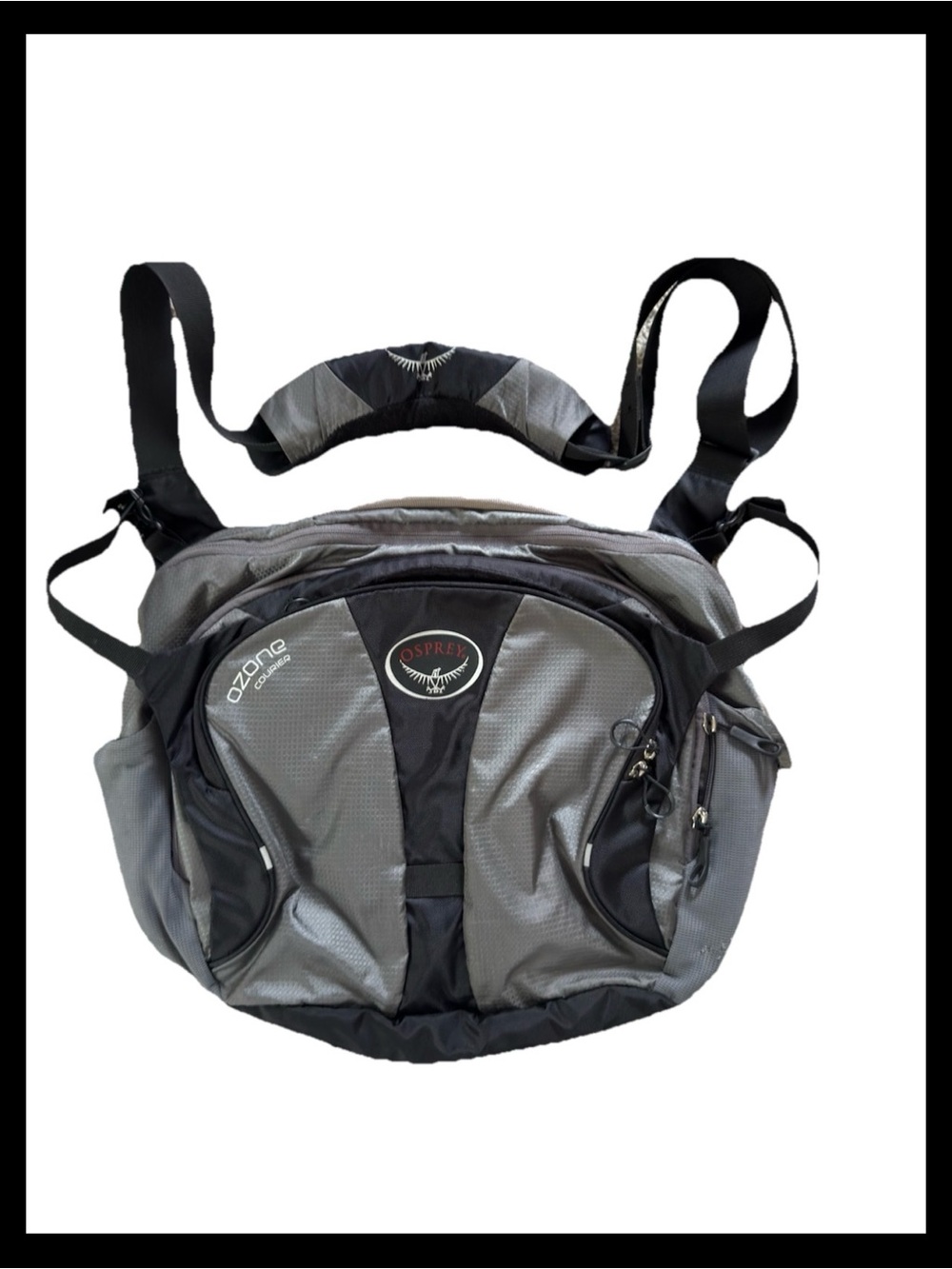 Osprey Ozone Courier Messenger Bag 20L - Gray/Black - Fits 15" Laptop